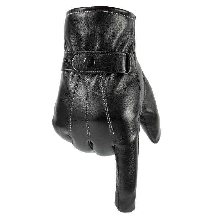 Leather touch gloves - Mubimart
