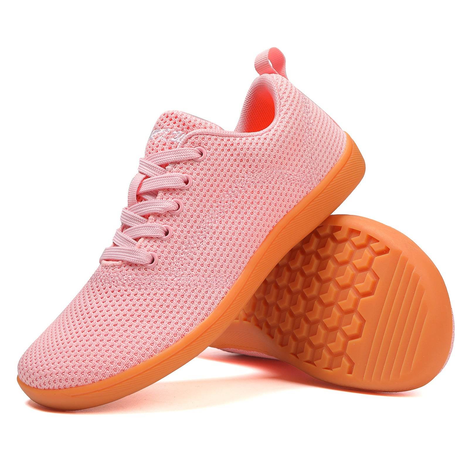 Wide Toe Breathable Shoes Flying Woven Slip-on Walking Shoes Casual Flat Training Shoes - Mubimart