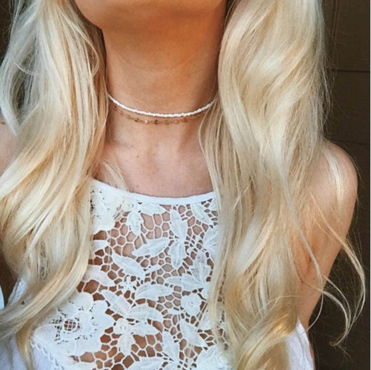 Xiaomi Pearl Choker Necklace Women - Mubimart