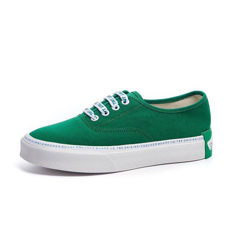 Letter casual canvas shoes women - Mubimart