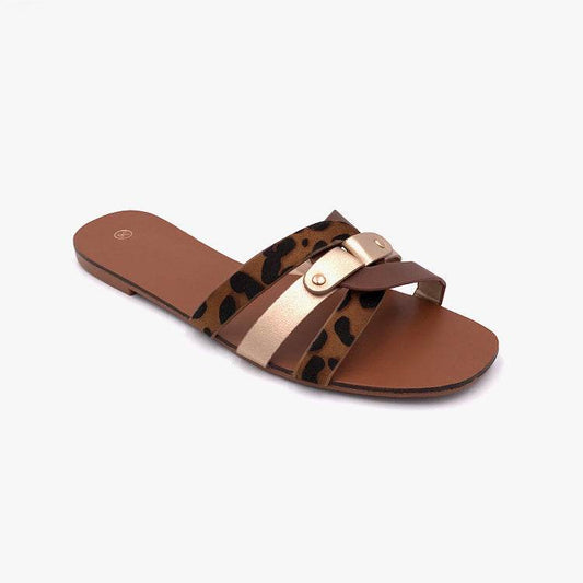 Flat bottom sandals - Mubimart