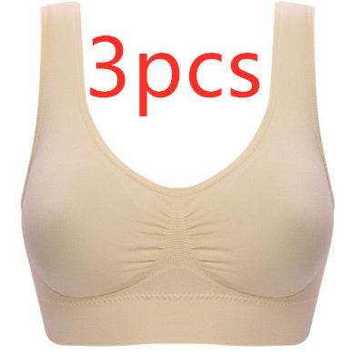 Women Yoga Tank Tops Sports Bra Workout Fitness Running Crop Top - Mubimart