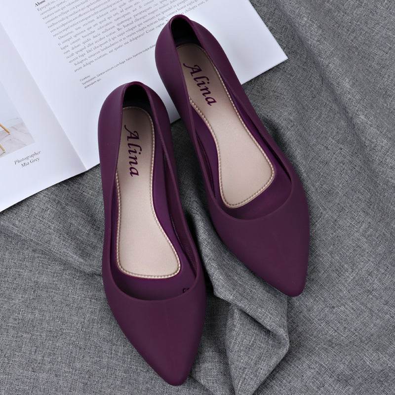 Stylish Casual Sandals With Pointed Wedge Heels - Mubimart