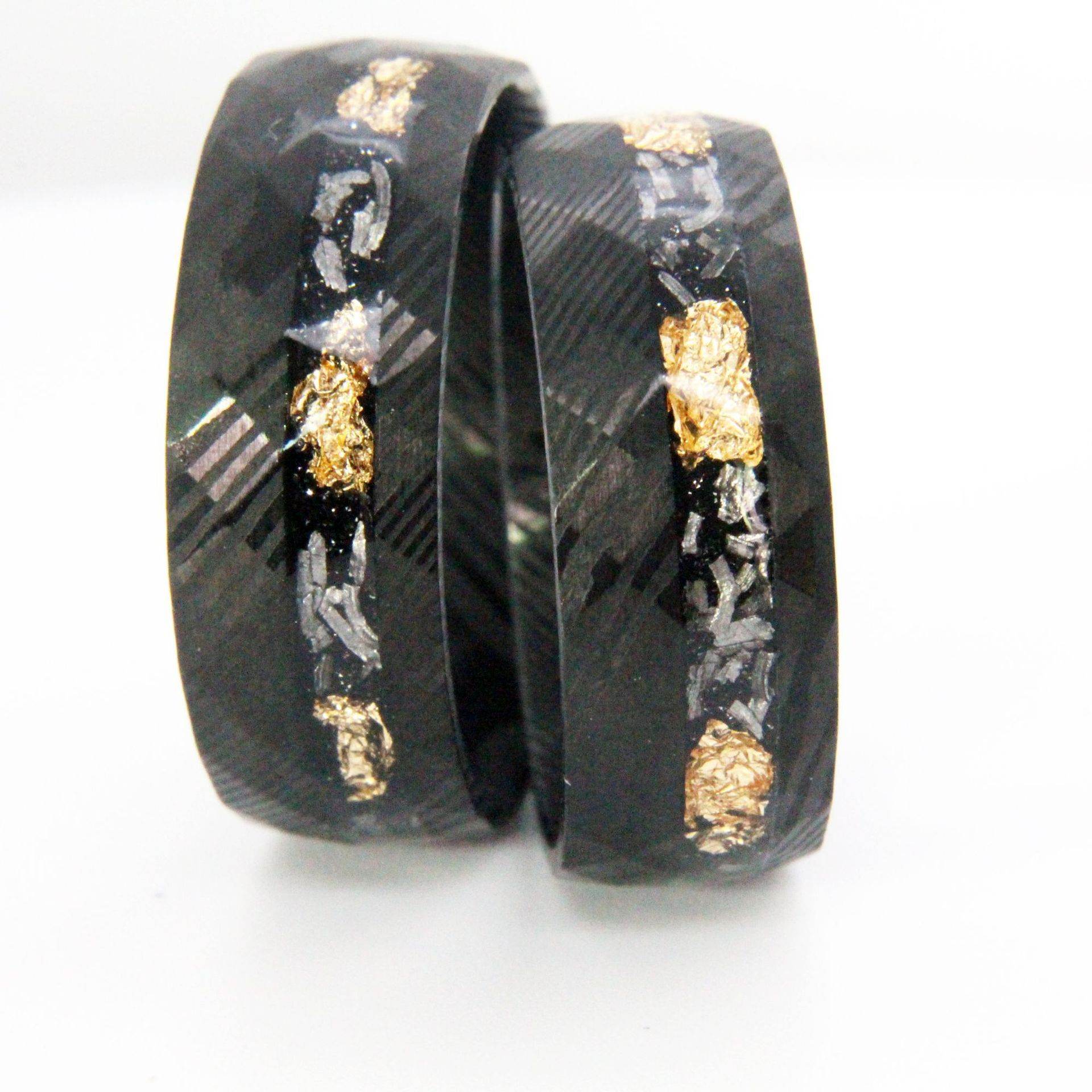 8mm Damascus Steel Ring For Men - Mubimart