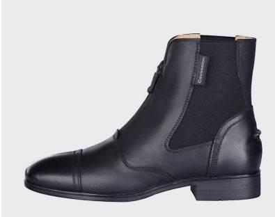 Riding Equestrian Cowhide Ankle Boots - Mubimart