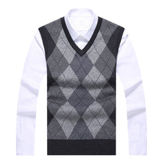 Sweater Fashion Casual Loose Vest Dad Outfit