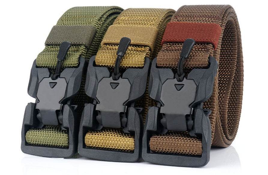 NEW Military Equipment Combat Tactical Belts for Men US Army Training Nylon Metal Buckle Waist Belt Outdoor Hunting Waistband - Mubimart