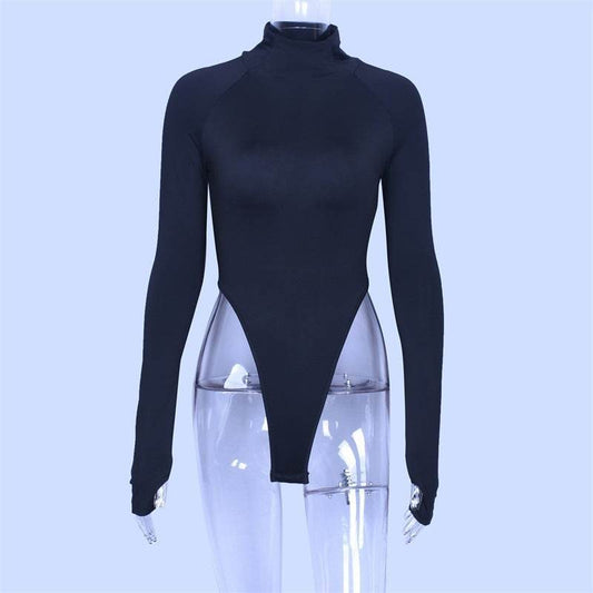 Long sleeve bodysuit - Mubimart