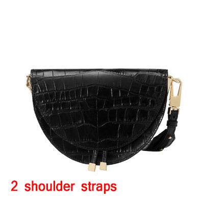 Snake pattern women shoulder bag - Mubimart