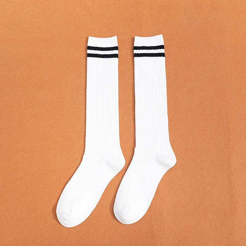 South Korea Japanese jk middle tube knee-length street half-high tube ins trendy socks - Mubimart