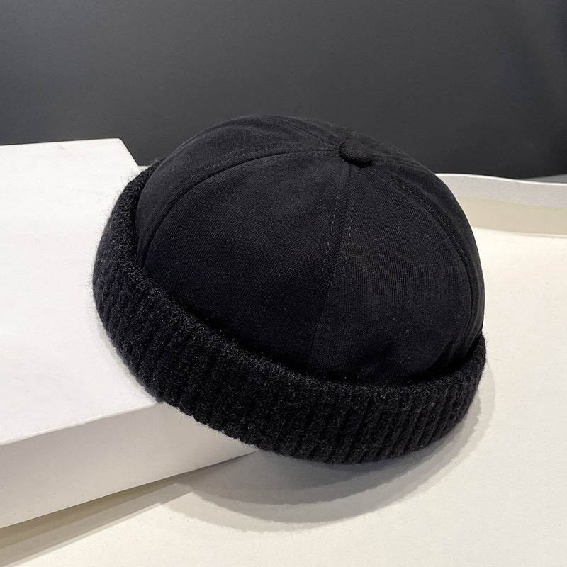 Autumn And Winter Deerskin Velvet Beret Melon Skin Hat - Mubimart