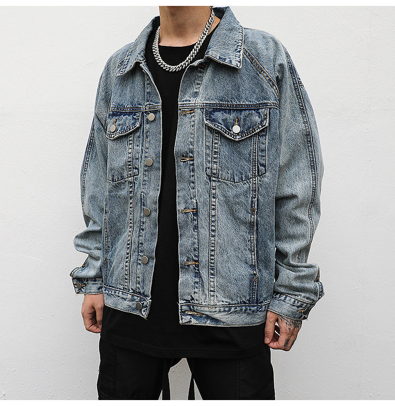 Loose denim jacket