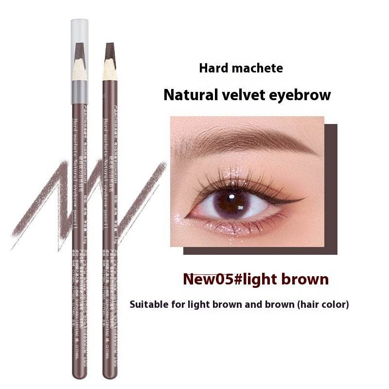Hard Core Waterproof Natural Not Smudge Eyebrow Pencil - Mubimart