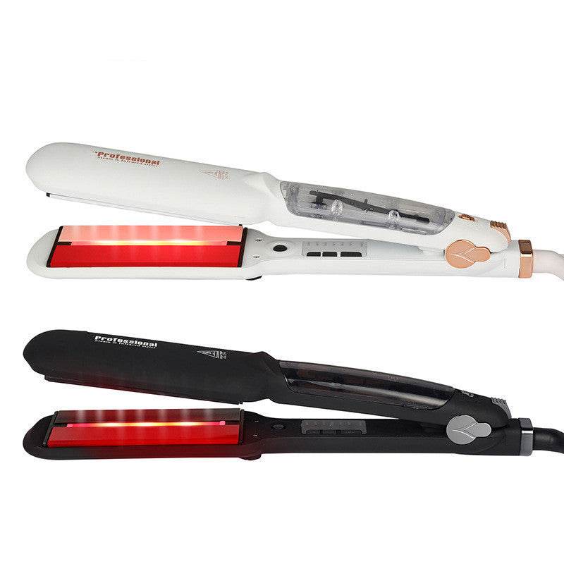 Infrared steam spray hair straightener - Mubimart