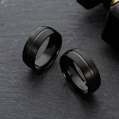 Stainless Steel Ring Black For Men