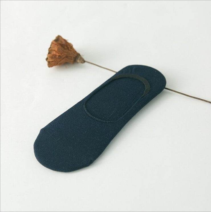 Men's Low-cut Invisible Silicone Non-slip Socks - Mubimart