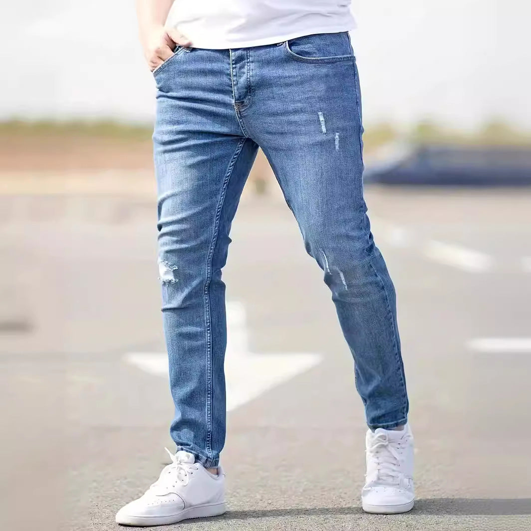 Slim-Fit-Stretch-Jeans im amerikanischen Stil