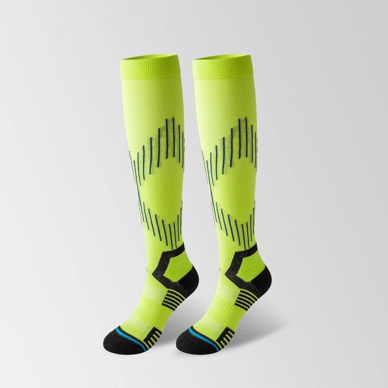 Men's Long-barreled Compression Stockings Professional Thickening Athletic Socks - Mubimart