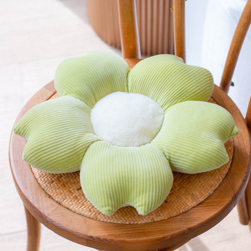 Small Daisy Flower Throw Pillow Cushion Floor Chair Cushion Cushion Office Sedentary Couch - Mubimart