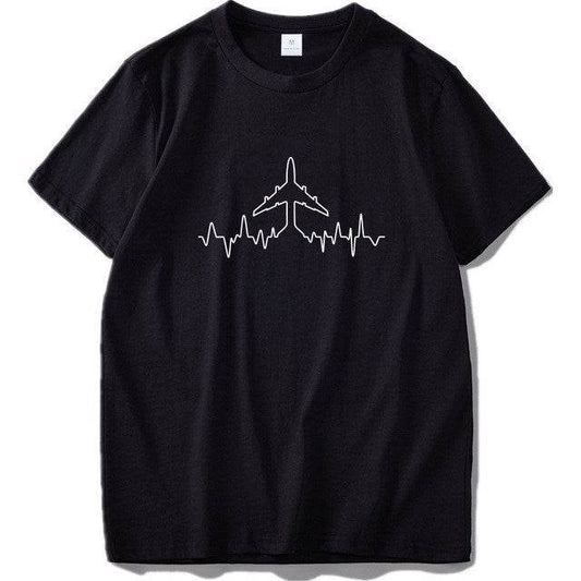 T Shirts Cartoon Solid Mens Slim Shirt - Mubimart