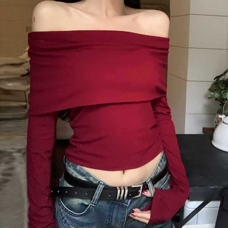 Fashion Tight Bottoming Shirt T-shirt For Women