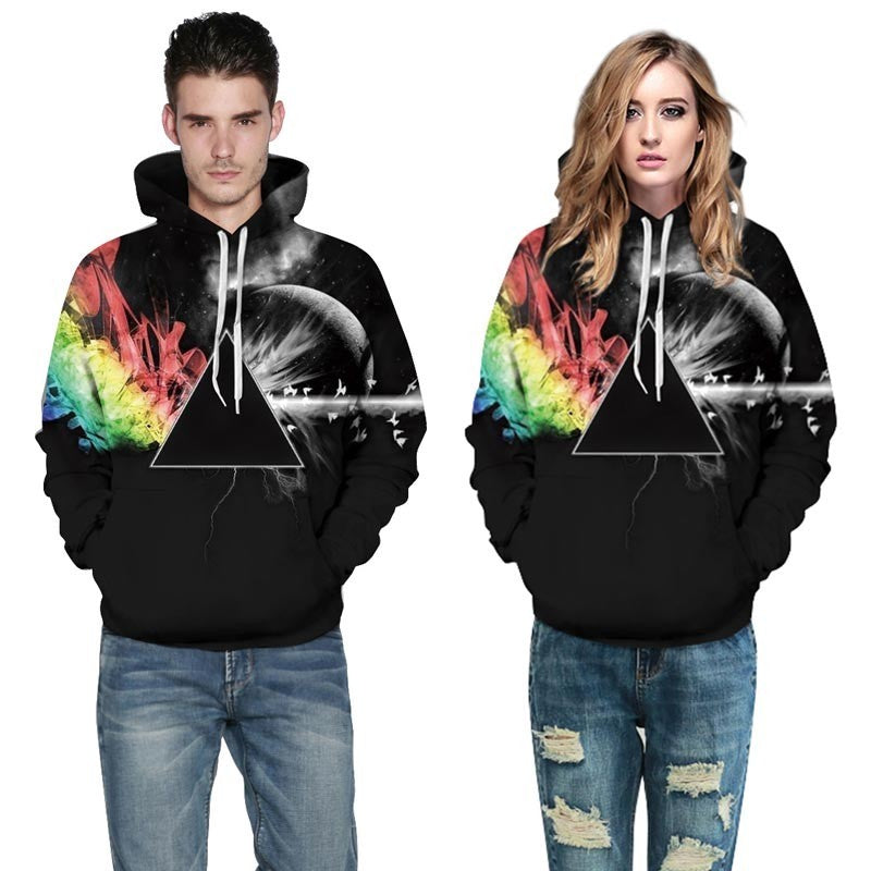 Sun Refraction 3D Printed Hoodies