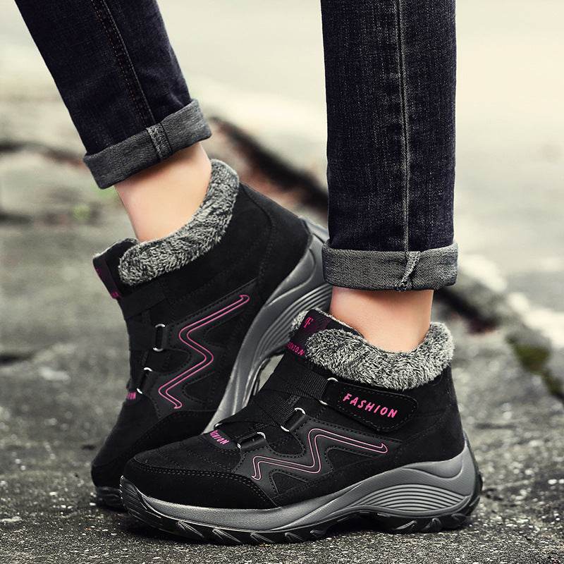 Hiking Shoes For Women Real Leather Non-Slip Outdoor Hiking Boots Trekking Shoes Waterproof Sport Sneakers Camping Sport Shoes - Mubimart