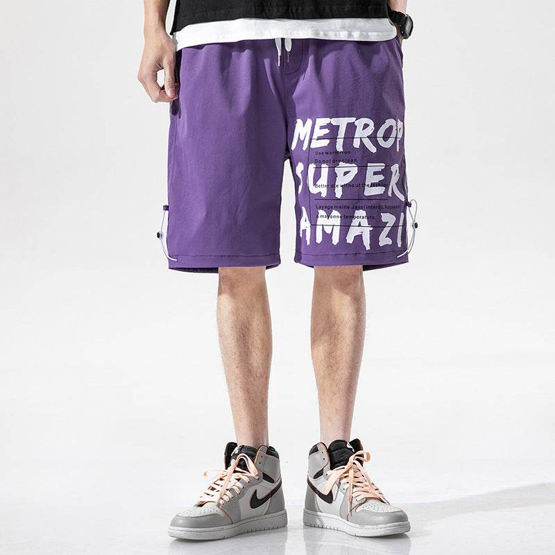Cargo shorts casual man loose - Mubimart