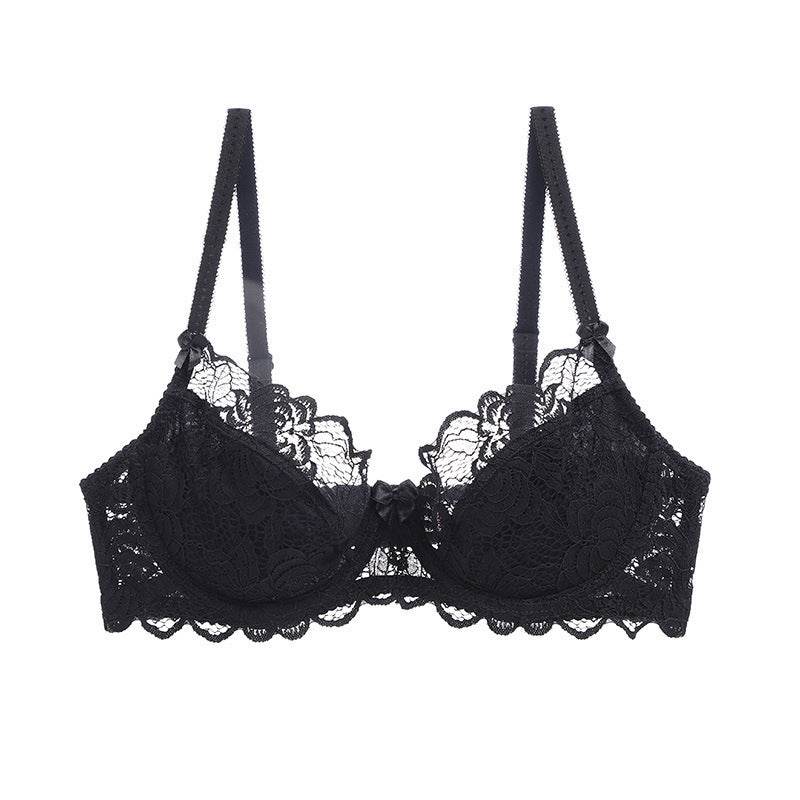 Lace Lingerie Breathable Comfortable Thin Large Size Bra Bra - Mubimart