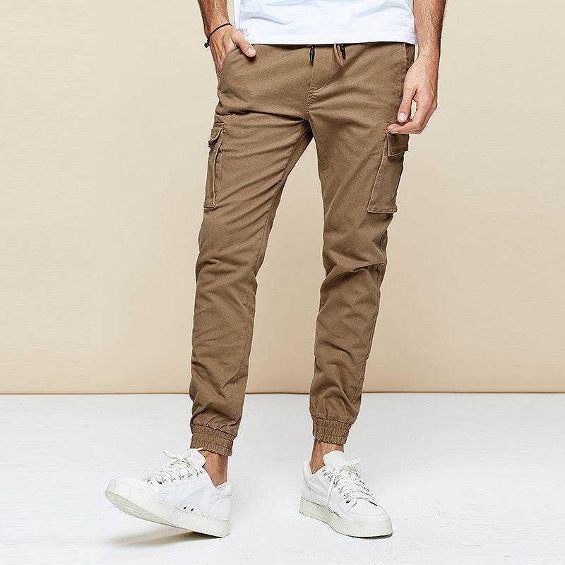 Autumn Men's Casual Military Fashion Slim Fit Jogger Pants - Mubimart