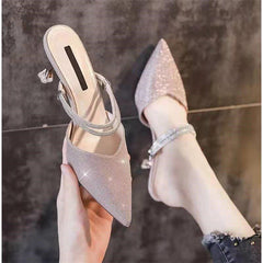 Baotou Sandalen Damen Stiletto Heels