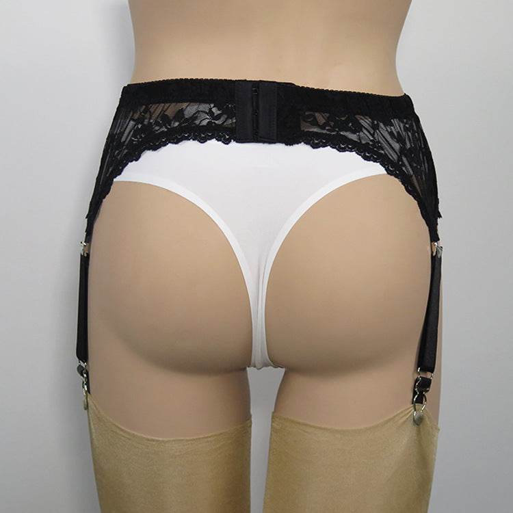 F4 Claw Non Slip Fastener Garter Belt Stockings - Mubimart