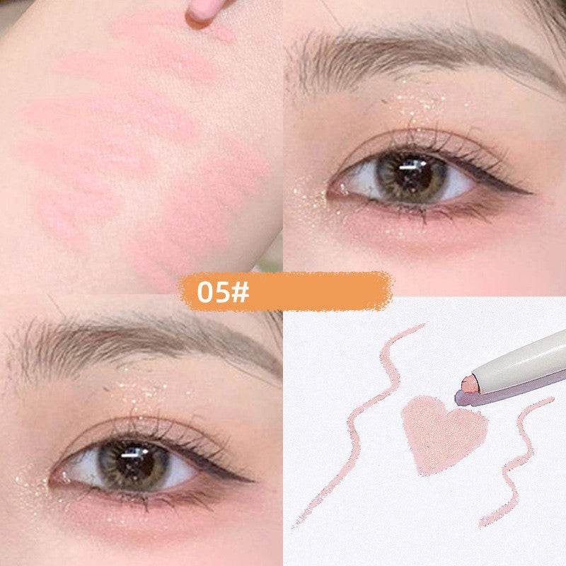 Color Extremely Fine Dual-use Natural Brightening Shadow Eyeliner Gel Pen - Mubimart