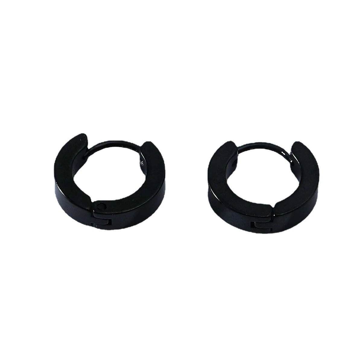 Geometric Circle Earrings For Men - Mubimart