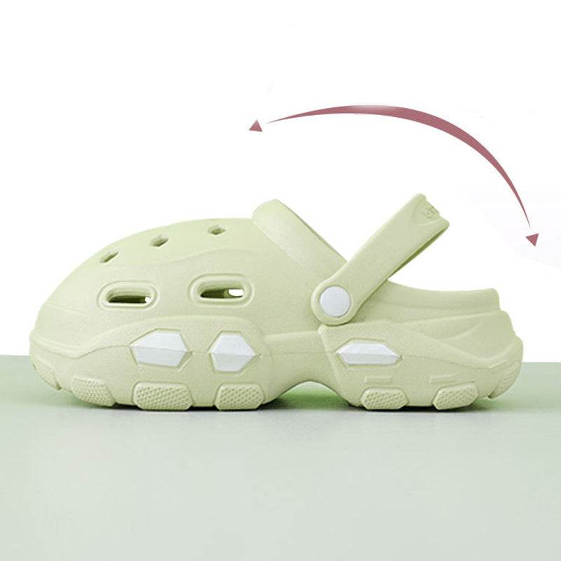 Clogs Shoes Summer Thick Bottom Sandals Outdoor Garden Shoes - Mubimart
