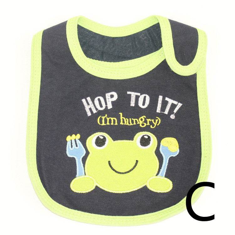 Infant Bib Children's Cotton Three-layer Waterproof Bib Baby Bib Saliva Towel - Mubimart