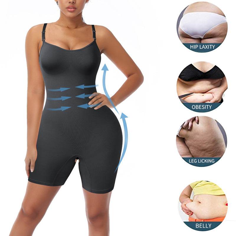 Bodysuit Shapewear Women Full Body Shaper Tummy Control Slim - Mubimart