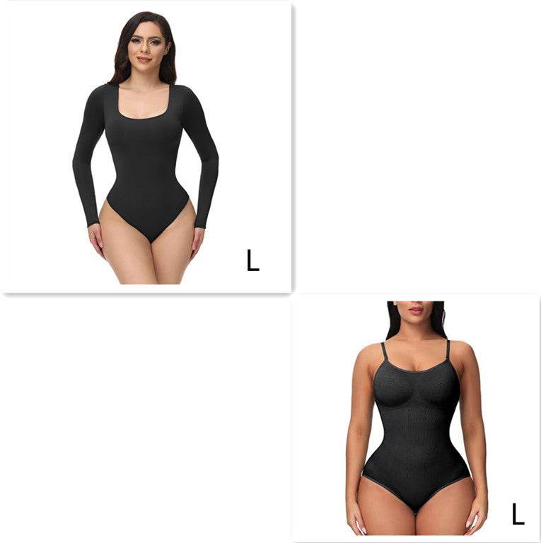 Seamless Bodysuit Shapewear Nude Bodysuit Training Clothes - Mubimart