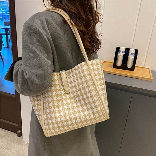 Autumn And Winter Large-capacity Portable Tote Bag Women - Mubimart