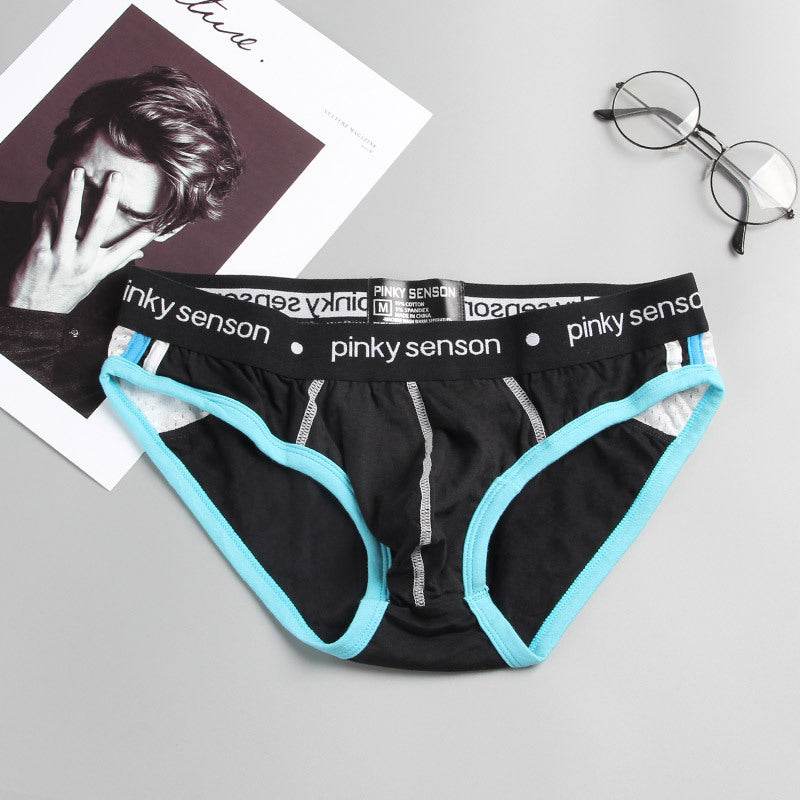Mens Mesh Bullet Separation Briefs Personality - Mubimart