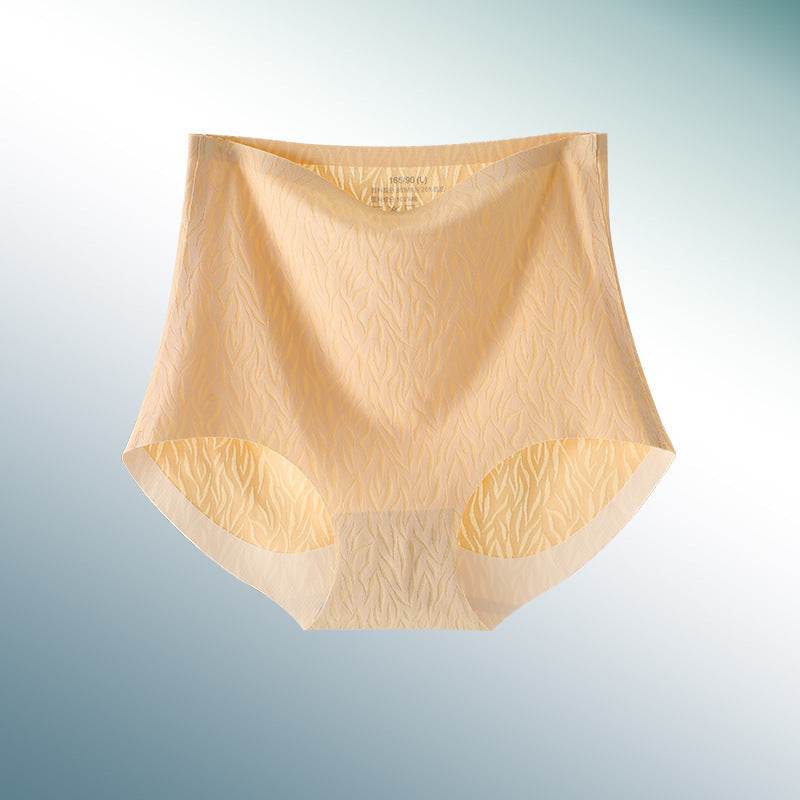 High Waist Seamless Underwear For Women Sexy Hip Lifting Pure Cotton Briefs - Mubimart