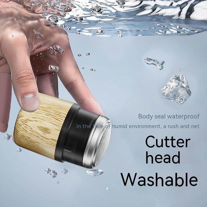 Mini Electric Shaver For Men Pocket Size Washable Rechargeable Portable Cordless Trimmer Knive Face Beard Razor Hair Trimmer - Mubimart