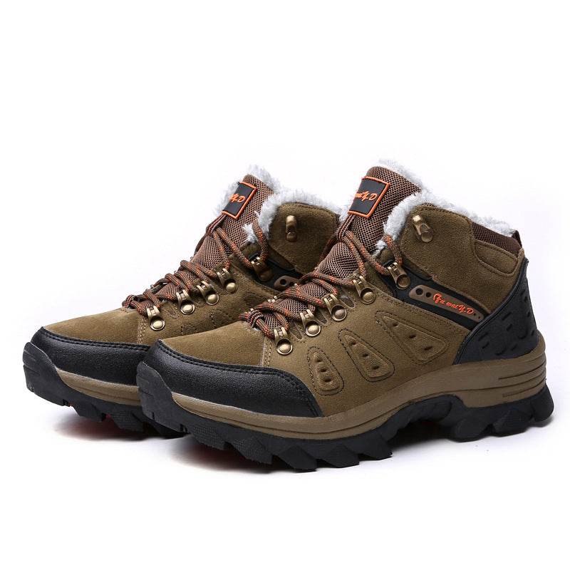 Men's Daddy Shoes Cold And Warm Snow Boots Men - Mubimart