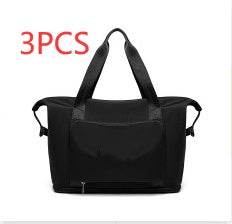 Foldable Large Capacity Women Gym Bags Shoulder Bag Women Training Travel Handle Handbag Yoga Sport Crossbody Tote Bag Women - Mubimart