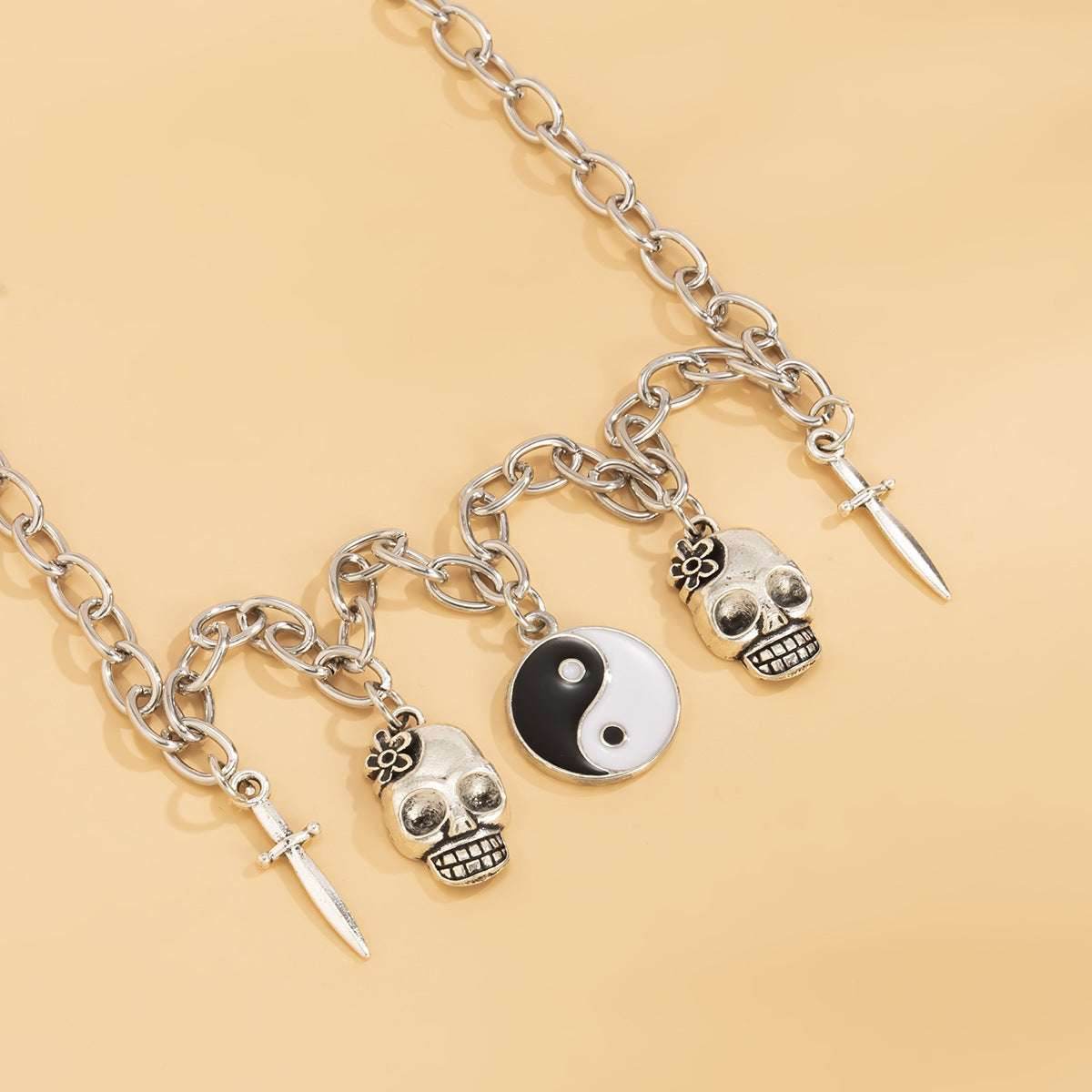 Cross Chain Tai Clavicle Necklace Women - Mubimart