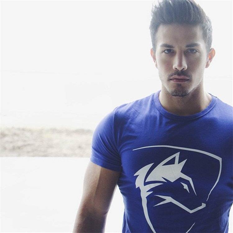 Gothic Shirt Streetwear Fitness Workout Fashion Cotton - Mubimart