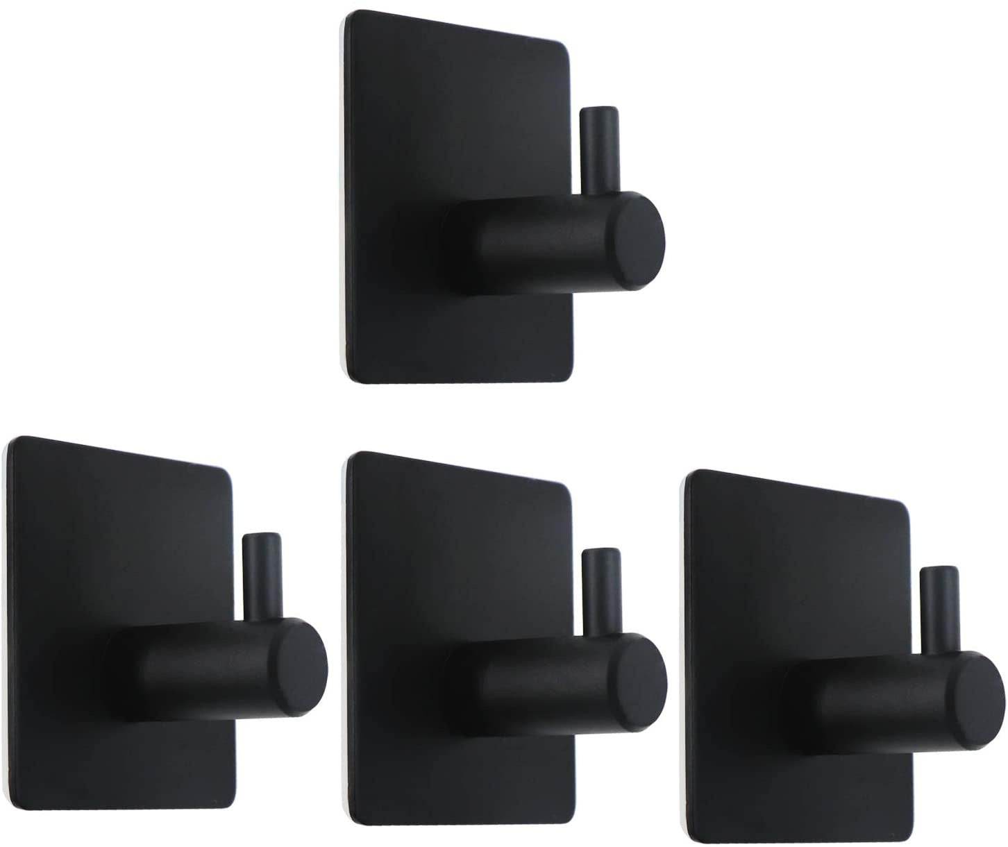 Adhesive Hook Wall Hook Stainless Steel Hook Jacket - Mubimart