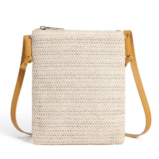 Fashion Solid Color Small Square Bag Vertical Mobile Phone - Mubimart