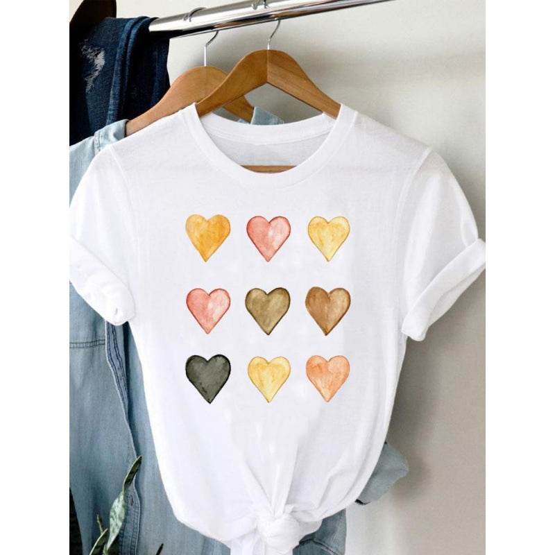 Women's Plus Size Short-sleeved T-shirt - Mubimart