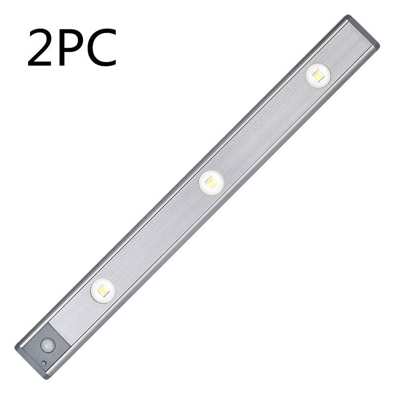 Motion Sensor Lamp Under The Cabinet Dimmable Cabinet Lamp Rechargeable Magnetic Suction Installation Kitchen Night Light Wardrobe Lamp - Mubimart